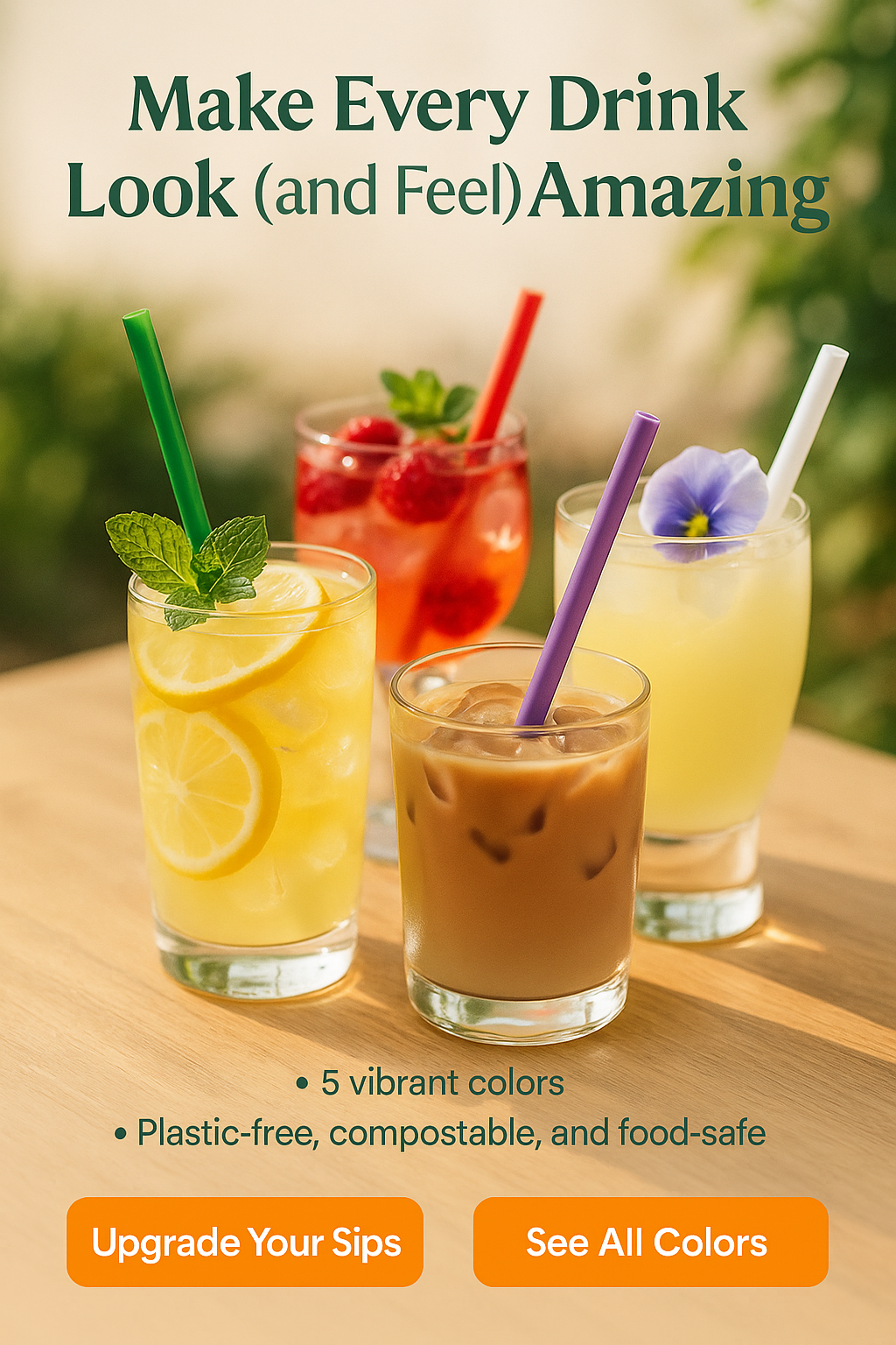 WHOLESALE The Straw That Grows Back – EcoSip Rice Straws (12mm)